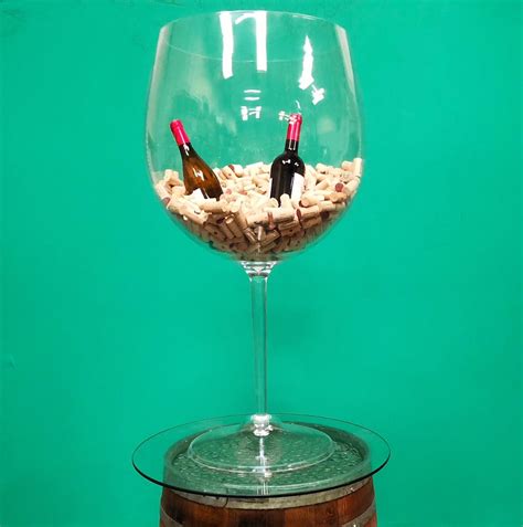 Giant Wine Glass Prop Rental Large Sized Cocktail Decoration Prop Rentals