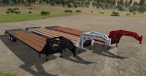 PJ 40FT FlatDeck Trailer V1 1 0 0 FS25 FS22 Mod