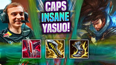 CAPS IS INSANE WITH YASUO NEW BUFFS G2 Caps Plays Yasuo Mid Vs