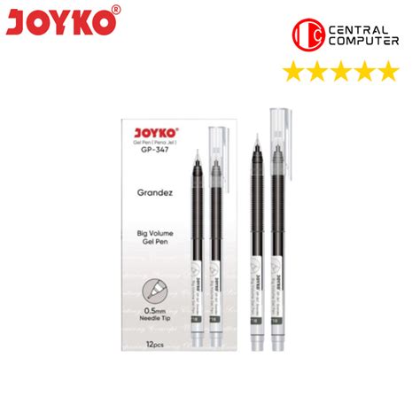 Jual Gel Pen Pulpen Pena Joyko GP 347 Grandez 0 5 Mm Black 1 Lusin