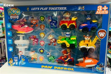 Комплект с фигури*PAW-PATROL* в Коли, камиони, мотори, писти в гр ...