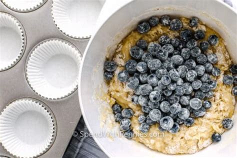 Blueberry Banana Muffins Minute Cook Time Spend With Pennies