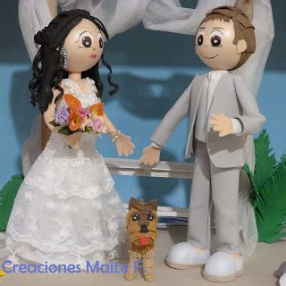 Manualidades Y Creaciones Maite F FOFUCHOS NOVIOS BODA EN LA PLAYA