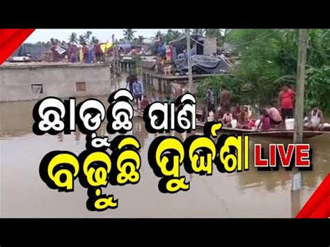 LIVE Odisha Flood News ଆସଛ ବଡ ବନୟ Weather Updates Odisha