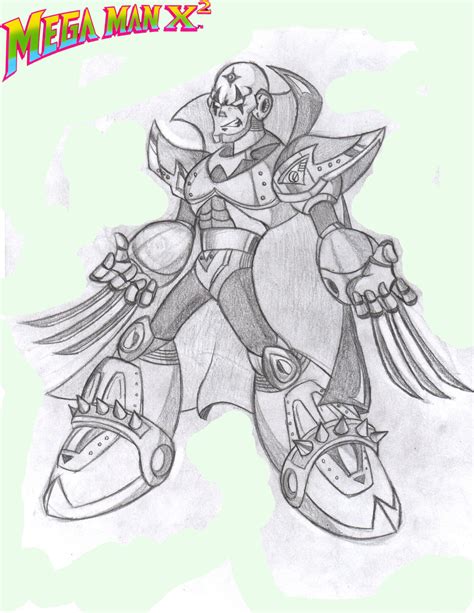 Mega Man X2 Sigma Sketch By Thunderblaze16 On Deviantart