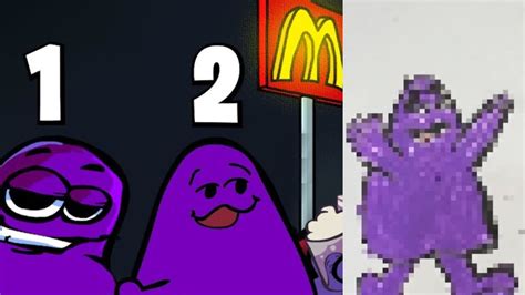 FNFグリマスシェイク draw Friday Night Funkin VS Grimace Shake McDonald