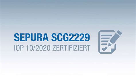 SEPURA SCG2229 SELECTRIC Nachrichten Systeme GmbH