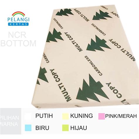 Jual Produk Vc Zr Kertas Ncr F Multicopy Bottom Sheet Bagian Bawah