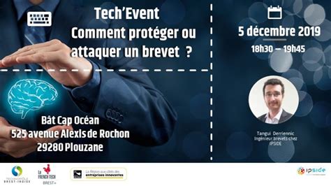 Tech Event Comment Prot Ger Ou Attaquer Un Brevet