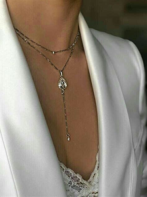 Pin By Jennifer Warfield On Innocence Of White Layered Necklaces