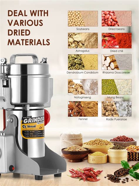 Snapklik Cgoldenwall G Electric Grain Grinder Mill Safety