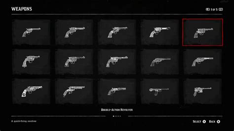 RDR2 ALL 63 Weapons Compendium - YouTube