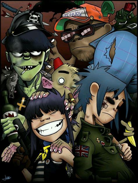 Pin By Tick Tock On Music Gorillaz Art Gorillaz Fan Art Gorillaz