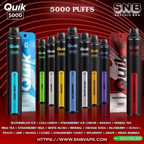 Vape Quik Shop KS QUIK 5000 Puff Disposablepod Malaysia 56 OFF