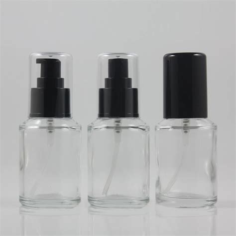 Wholesale 50pcs 60ml Glass Clear Round Lotion Bottle 60 Ml Cosmetic