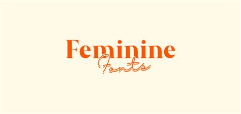 Feminine Fonts 