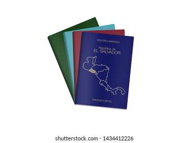 4 Passports El Salvador Passport Whis Stock Illustration 1434412226 ...