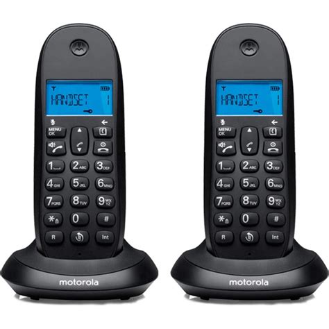 Pack Duo Telefono Inalambrico Motorola Dect C Lb Identificador De