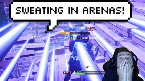 Sweating In Arena Epic Games Youtube