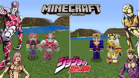 Addon Jojo Bizzare Adventure Mcpe 1 19 New Best Jojo Addon For