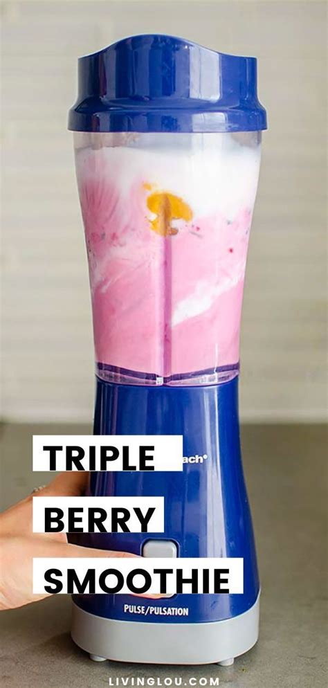 Triple Berry Smoothie Artofit