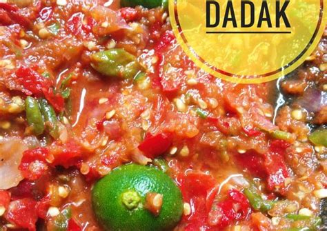 Resep Sambal Dadak Oleh Saffana28 Cookpad