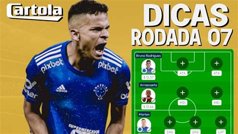 DICAS 7 RODADA CARTOLA FC 2023 TIME PARA MITAR YouTube