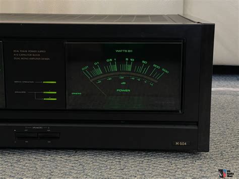 Onkyo Integra M Stereo Power Amplifier Fully Serviced Led S Free