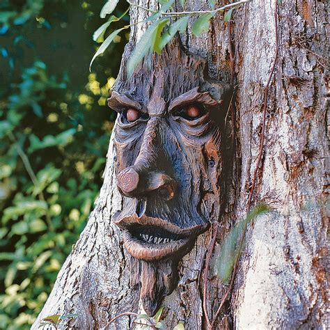 Design Toscano Faces In The Trees The Spirit Of Nottingham Greenman Tree Statue And Reviews Wayfair