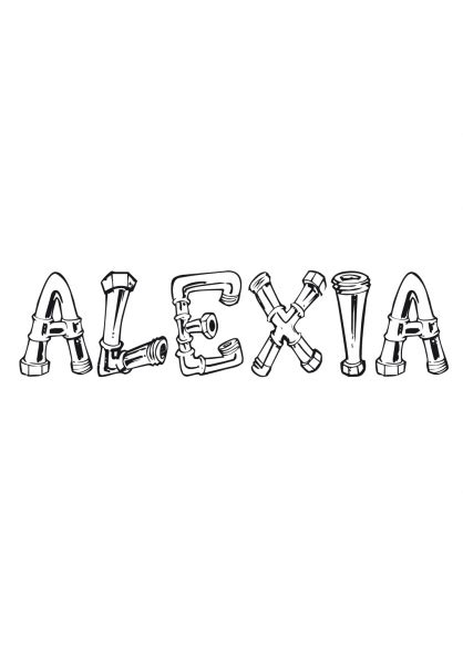 Coloriage Alexia Coloriage Prénoms Coloriage Divers