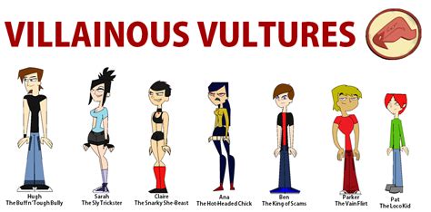 Villainous Vultures Total Drama Fanon Site Wiki Fandom Powered By Wikia