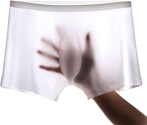 Sous V Tements En Soie De Glace Pour Homme Boxer Sexy Erotique