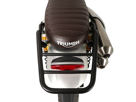 REAR RACK - BLACK FOR TRIUMPH SCRAMBLER 1200 XC (2019-) - Hepco & Becker