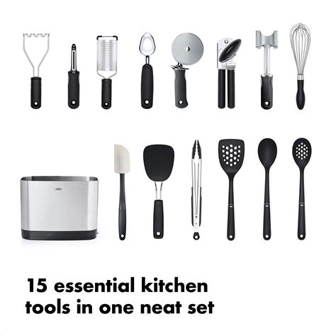 Oxo Good Grips Piece Everyday Kitchen Utensil Set Buy Online In