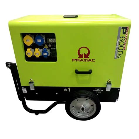 Pramac P6000s Including Wheels Diesel Generators