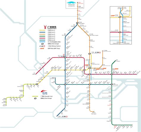 Guangzhou Metro Map 2021