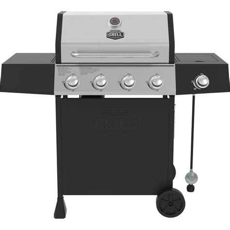 Pallet Expert Grill 720 0789ga 4 Burnerside Burner Gas Grill With Stainless Steel Lid Lawn