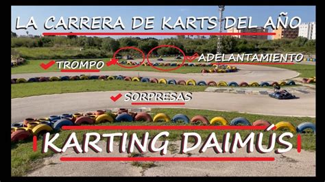 Carrera De Karts Con Vista De Dron Mi Primera Carrera Karting