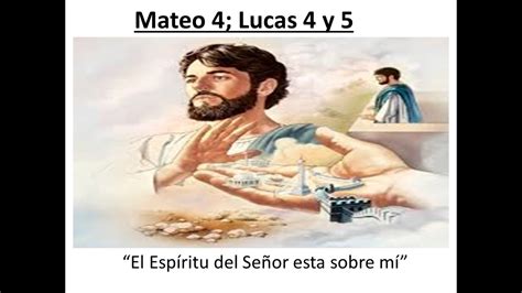 Ven Sígueme para Peques Primaria Niños Mateo 4 Lucas 4 y 5 El