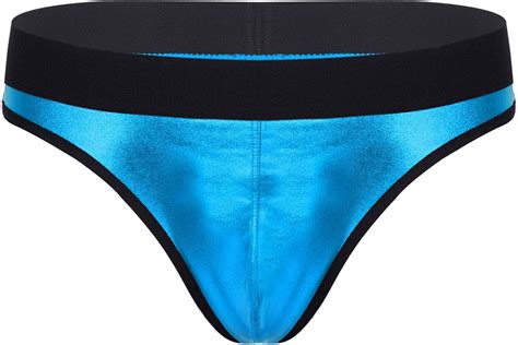 Agoky Ouvert Slip Herren Wetlook Dessous M Nner Unterhosen Panty Zip Im