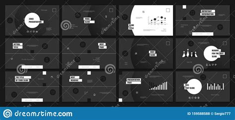 Dise o De La Plantilla De La Presentaci n Ilustración del Vector