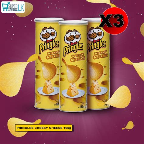 Pringles Cheesy Cheese 165g X 3 Bundle Supersavings