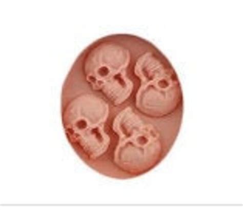 Skull Mold Skulls Mold Skeleton Mold Skull Fondant Mold Skull Etsy