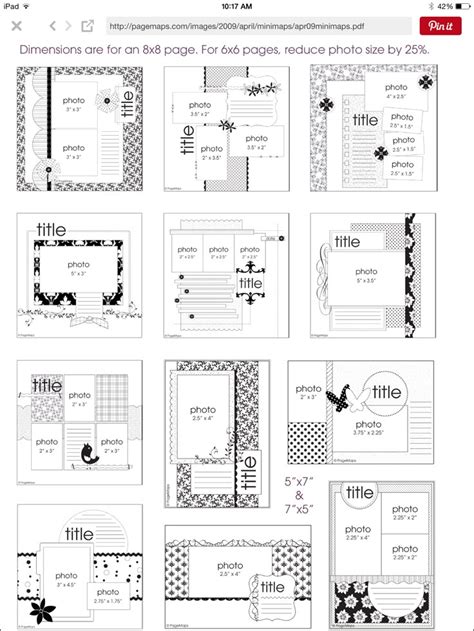 8x8 Scrapbook Layouts Creative Diy Stationery Ideas