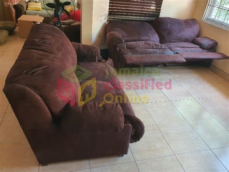 For Sale Microfiber Reclining Sofa Constant Spring