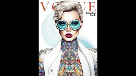 Vogue By Kamara Sakura Adult Coloring Book Flip Thru YouTube