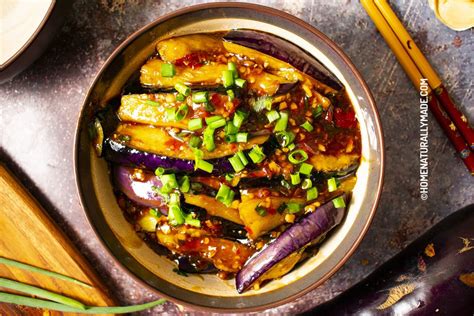 Yu Xiang Qie Zi Eggplant With Spicy Garlic Sauce Homenaturallymade