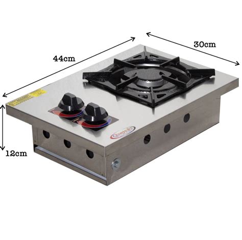 FOGÃO COOKTOP EMBUTIR INOX 1QD GRELHA 20x20CM ITAJOBI FOGÕES COMPRE