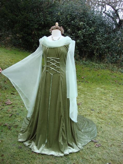 Fantasy Gown Renaissance Medieval Pagan Celtic Handfasting