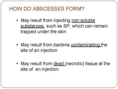 ABSCESS PREVENTION MANAGEMENT WHAT IS AN ABSCESS A